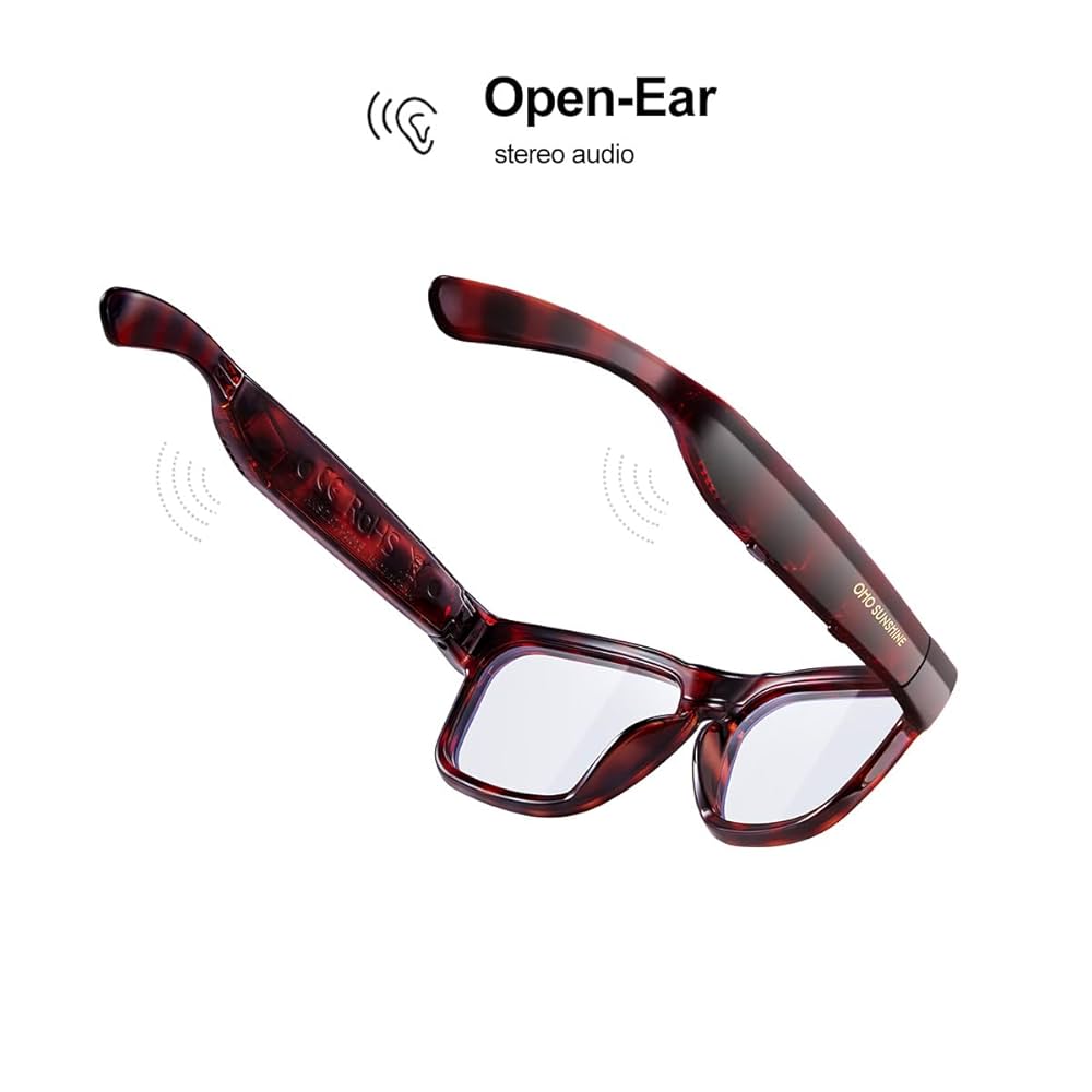 51hYnnnh6OL._UF1000,1000_QL80_ OhO sunshine Smart Glasses, Unisex,bluetooth - Image 1